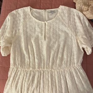 madewell white daisy dress
